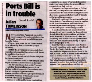 Cairns Post Editorial 010815